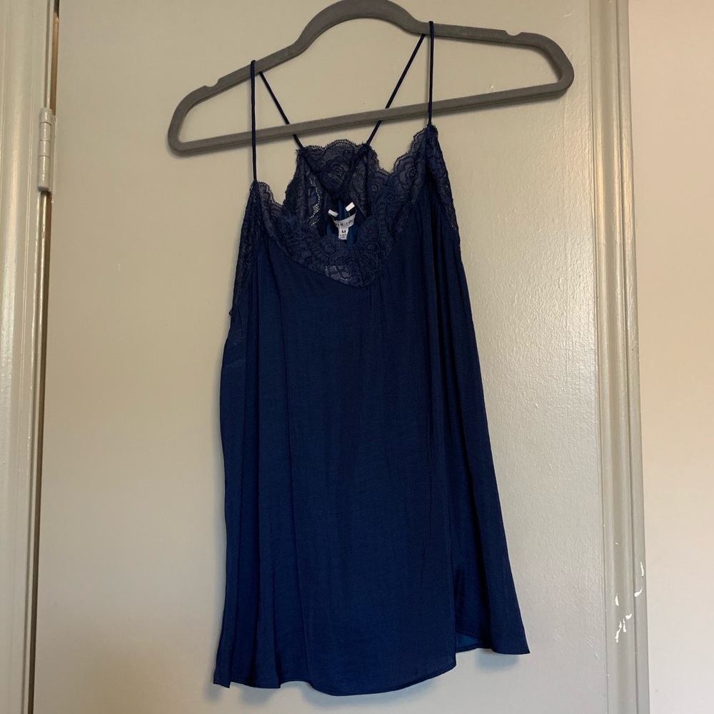 NWT Naked Zebra lace cami- size M!